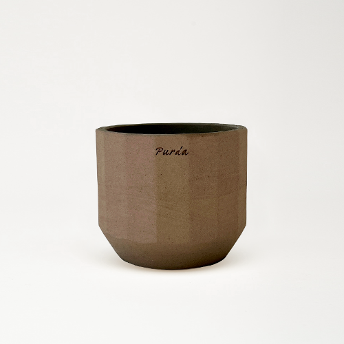 TERRACOTTTA | Cylinder sculpt pot